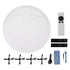 Ultra Thin Fully Automatic Robot Vacuum Cleaner Smart Robotic Vacuum Cleaner for Dust Hair Fluff White Without Water Tank 32x32cm