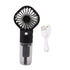 Portable Handheld Misting Fan USB Rechargeable Water Spray Mist Fan with 4 Gear Speed Black
