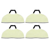4pcs Vacuum Mop Pads Shed Resistant Highly Absorbent Reusable Mop Cloth Pad for Shark RV2410WD RV2610WD