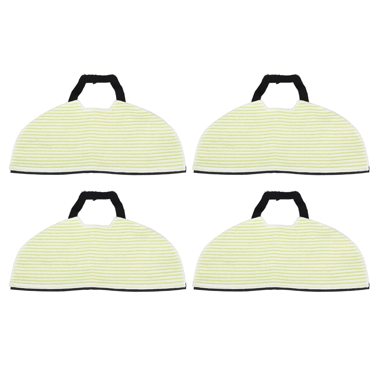 4pcs Vacuum Mop Pads Shed Resistant Highly Absorbent Reusable Mop Cloth Pad for Shark RV2410WD RV2610WD