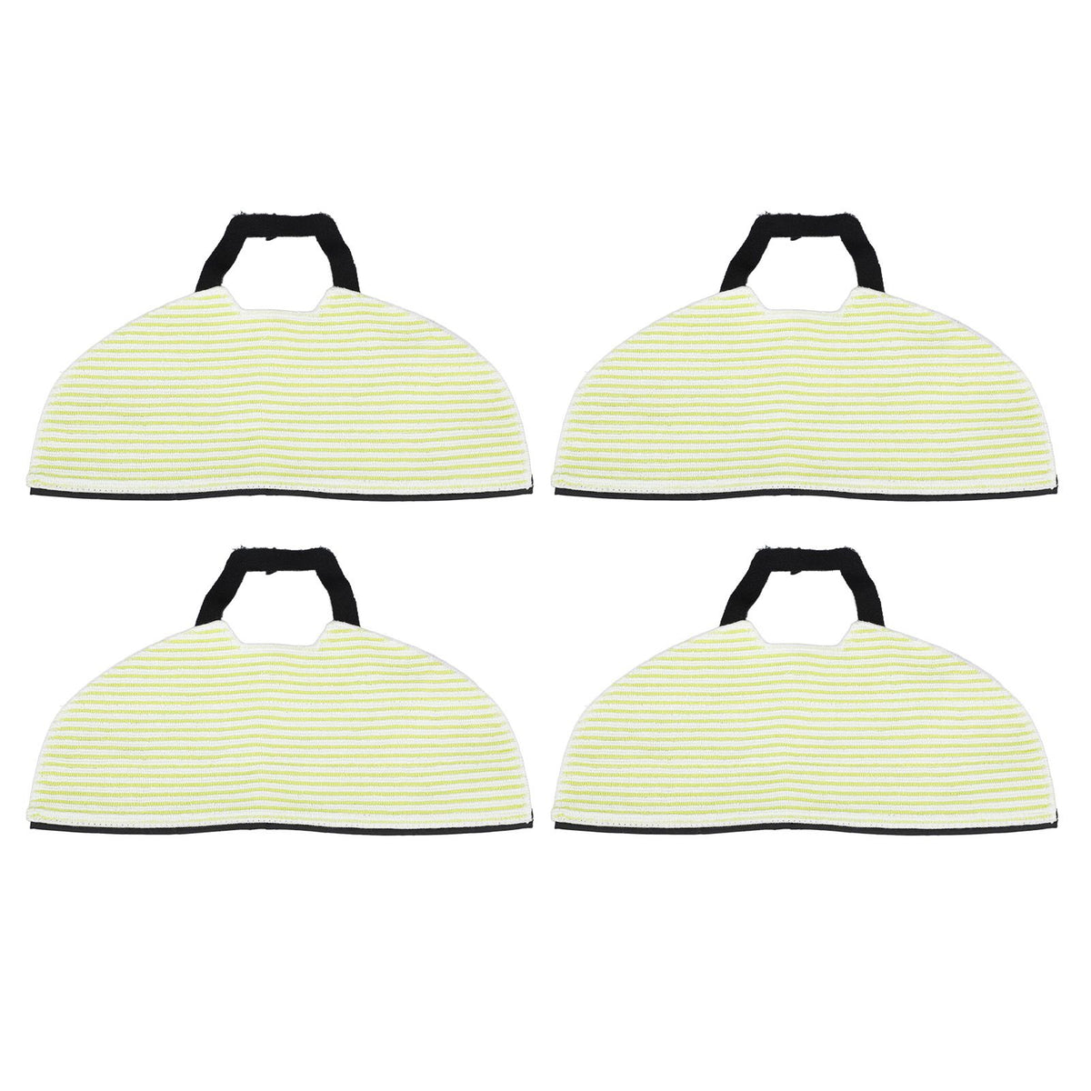 4pcs Vacuum Mop Pads Shed Resistant Highly Absorbent Reusable Mop Cloth Pad for Shark RV2410WD RV2610WD