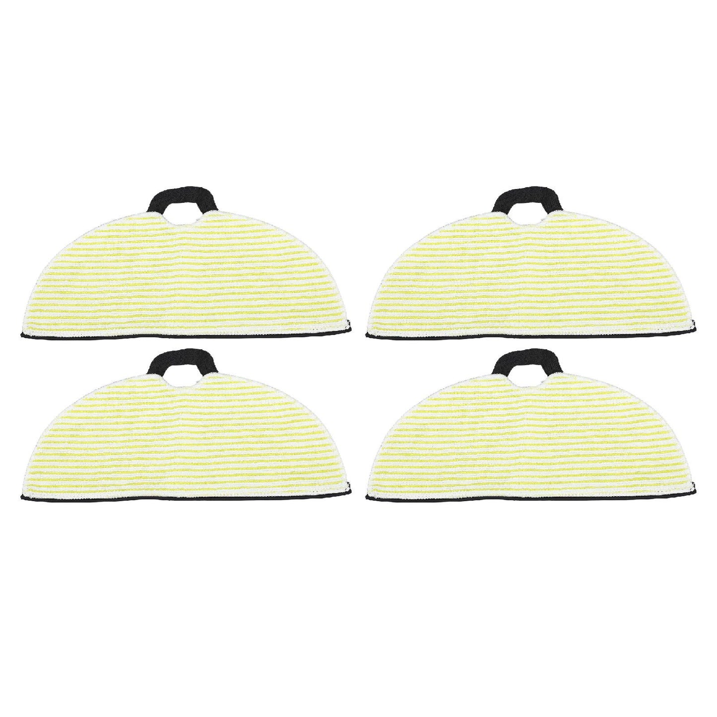 4 Pcs Vacuum Mop Replacement Pads Fiber Reusable Washable Super Absorbent Robot Vacuum Mop for Shark RV2001WD RV2002WD