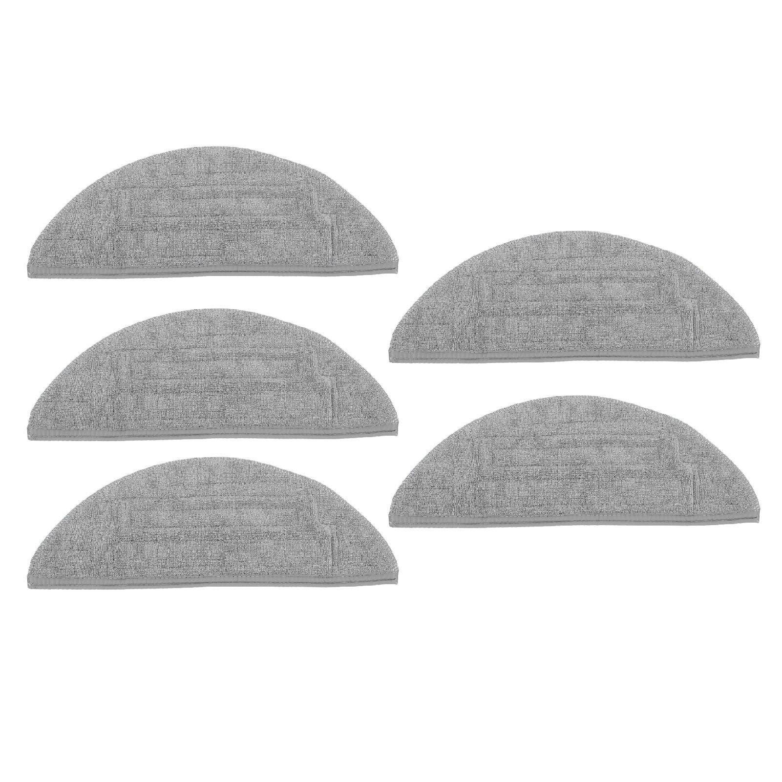 5Pcs Replacement Mop Pads Microfiber Mopping Cloth for Roborock S8 Pro Ultra Robot Vacuum Accessories