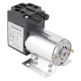 12V Vacuum Pump Negative Pressure Suction Pump Mini Small Oilless Vacuum Pump 65‑120kpa 5L/min with Bracket
