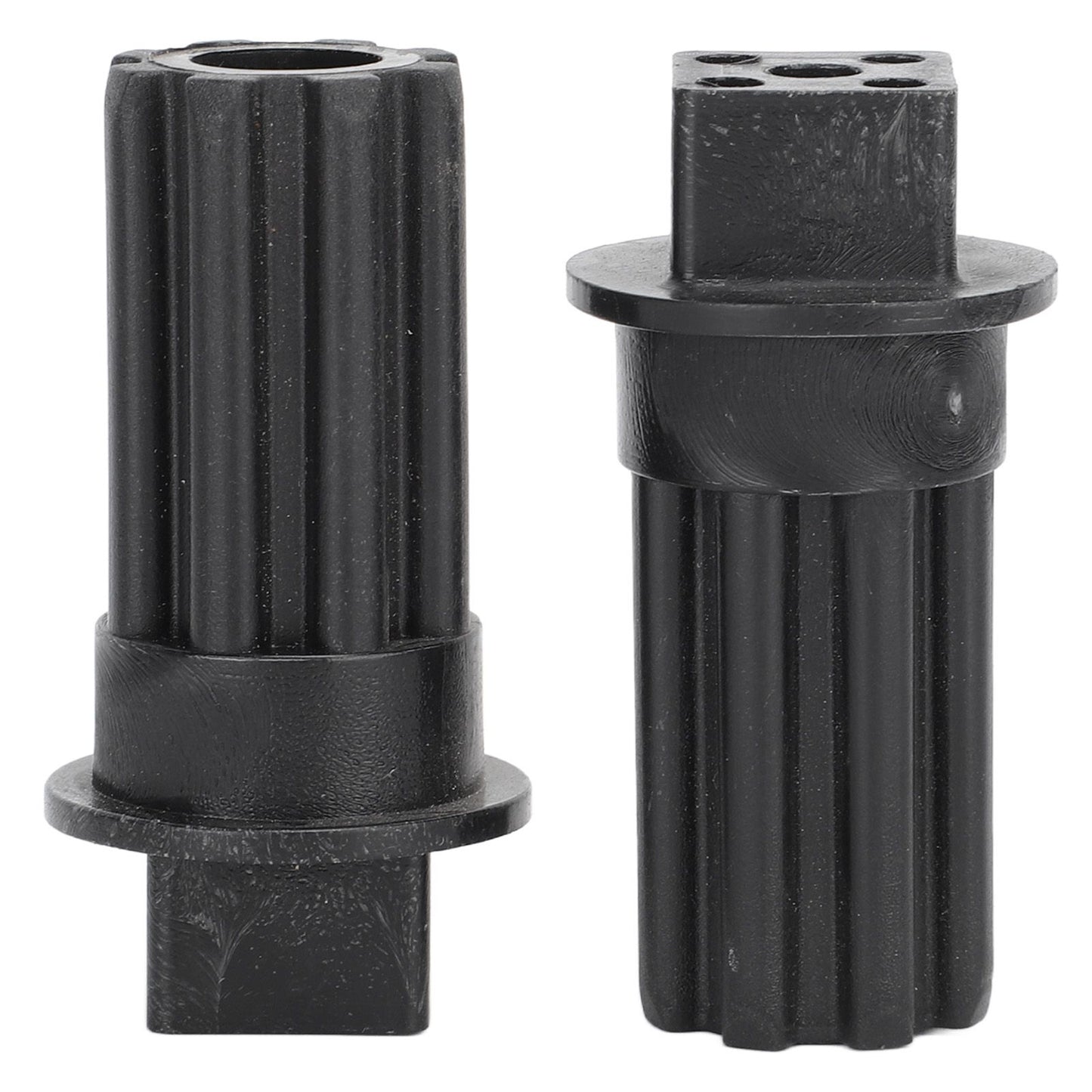 2 PCS Meat Grinder Screw Coupling Black Plastic Quick Installation Meat Grinder Screw Coupling Sleeve for Kenwood