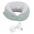 Cordless Neck Massager High Resilience Memory Foam Portable Shiatsu Back Neck Massager with Heating Function Green