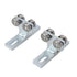 2PCS 4 Wheel Trolley Assemlly T Type Alloy Steel Bearing Trolley Assembly for 1‑5/8in Taller Strut Channel