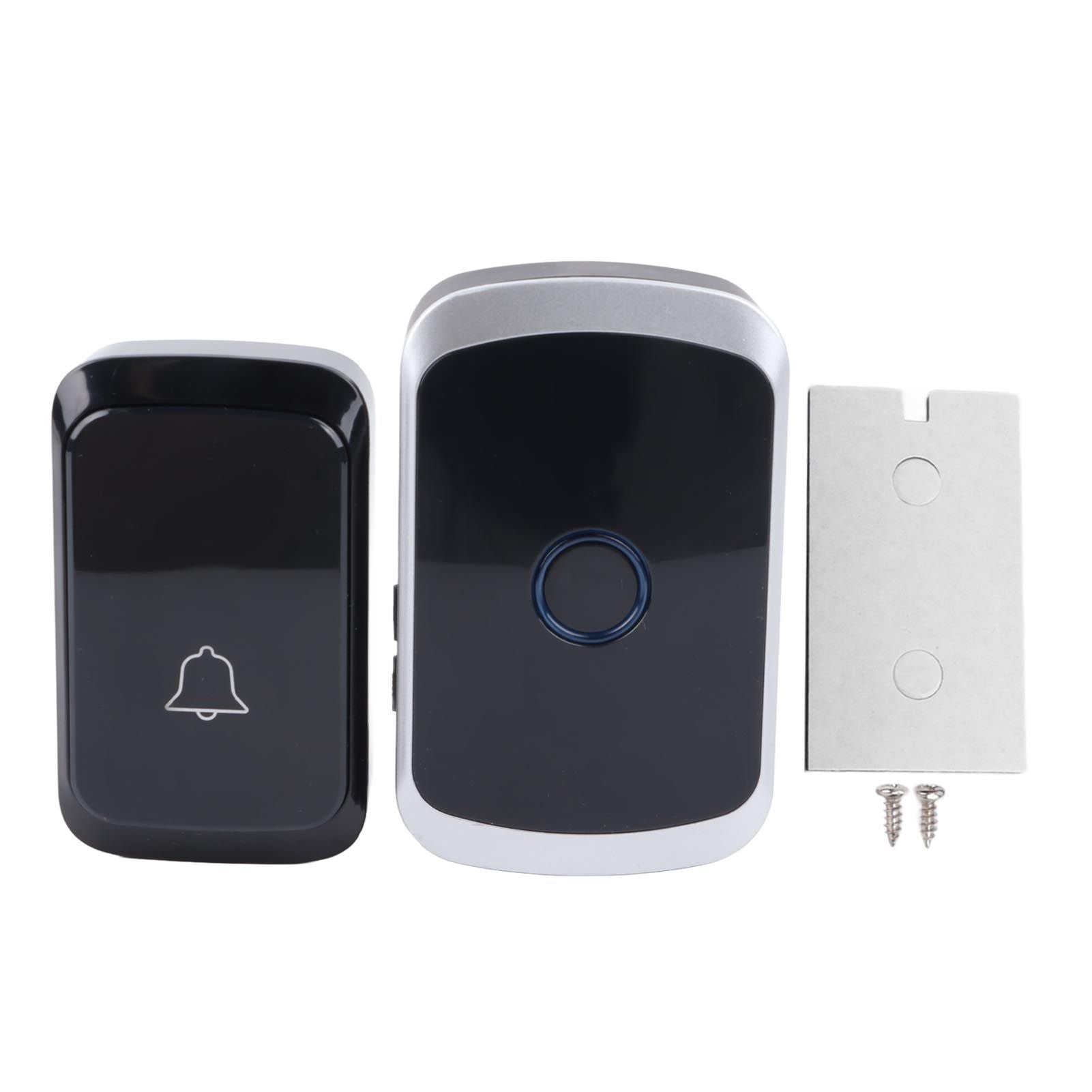 Wireless Doorbell Stable Signal Direct Current ABS Easy To Install Battery Powered Doorbell for Room