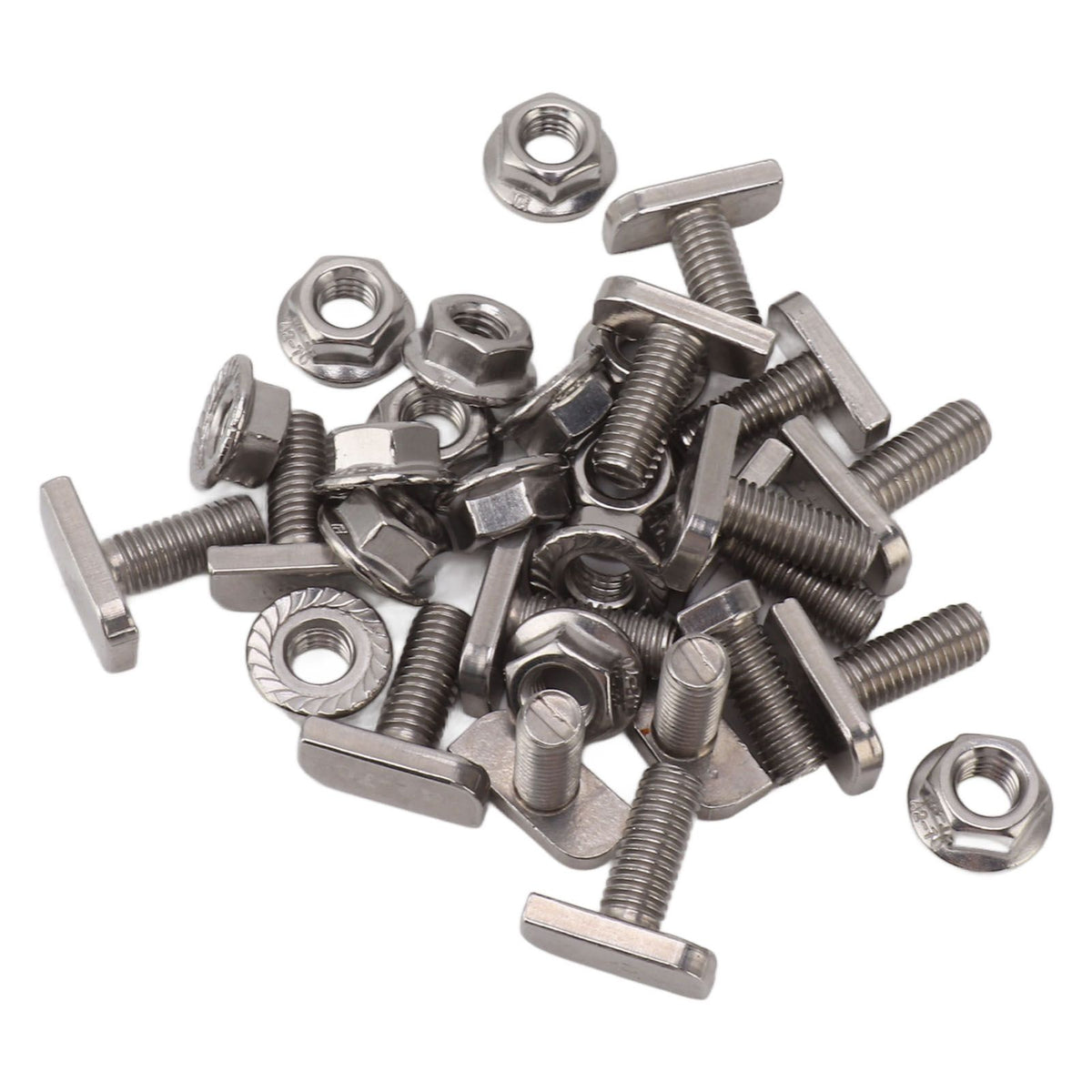 15 Set Hammer Head Screws M8 Stainless Steel Screws for Photovoltaic and Solar Installation