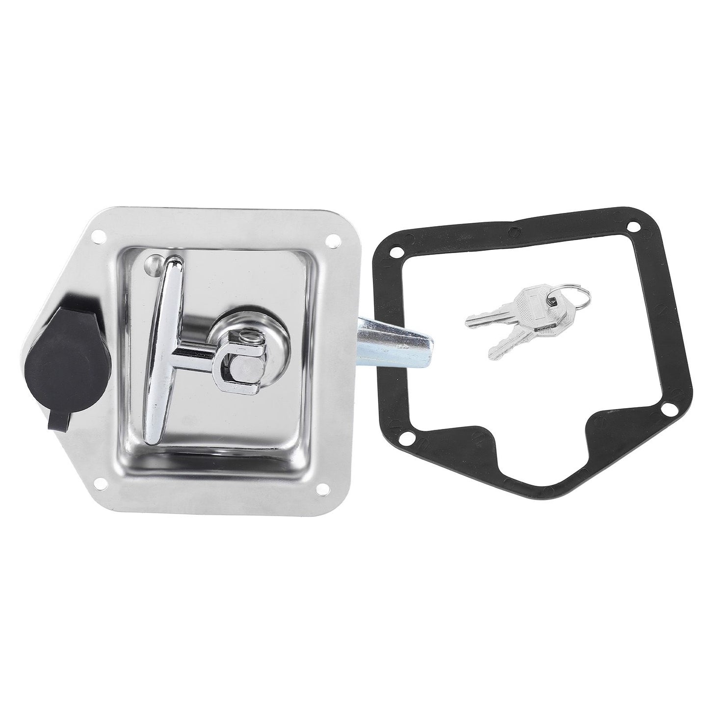 Stainless Steel Folding T Shape Handle Lock T Handle Latch for Truck Trailer Engineering Vehicles