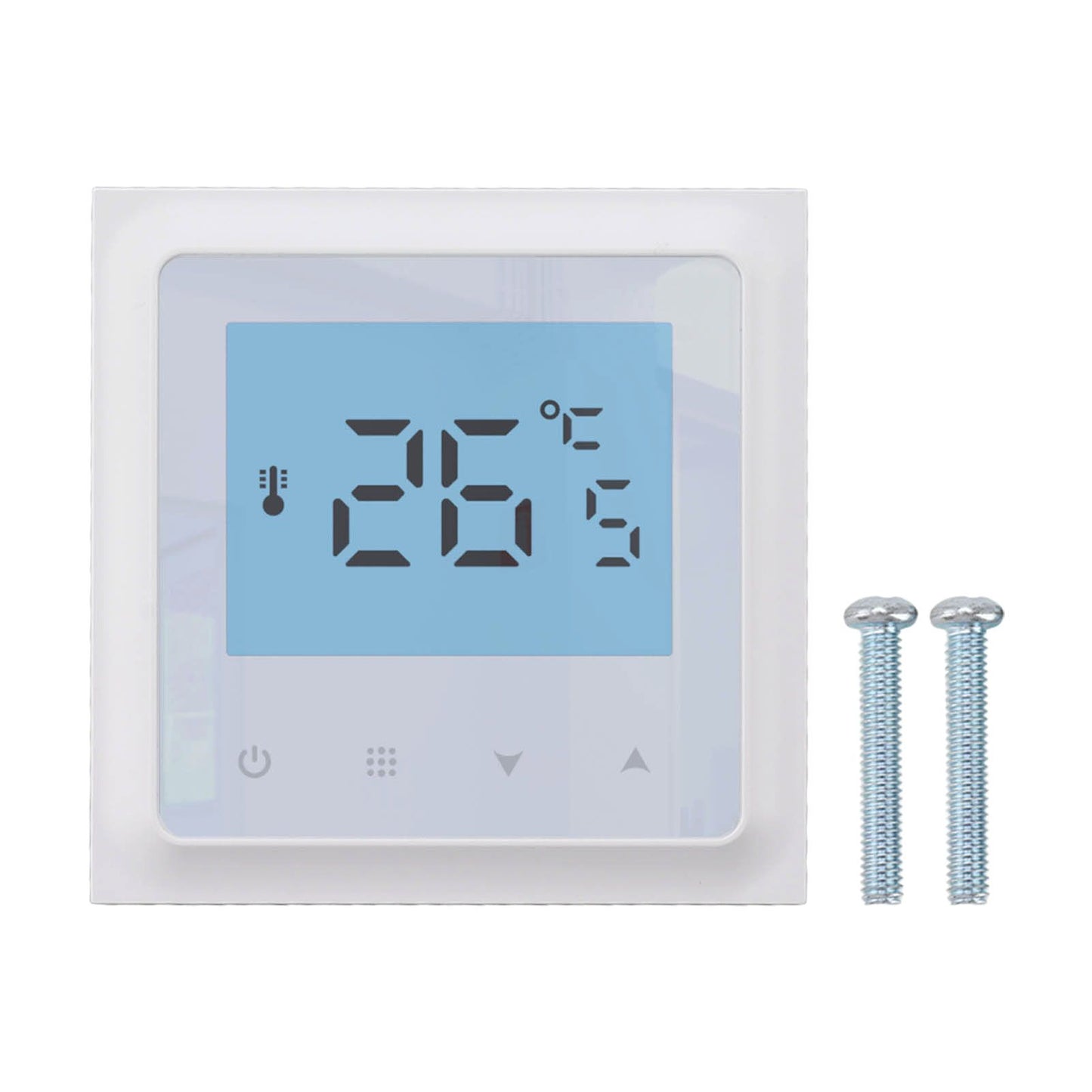 Digital Thermostat AC 90‑240V Accurate Control DIY Programming Underfloor Heating Thermostat for Wall Hanging Stove