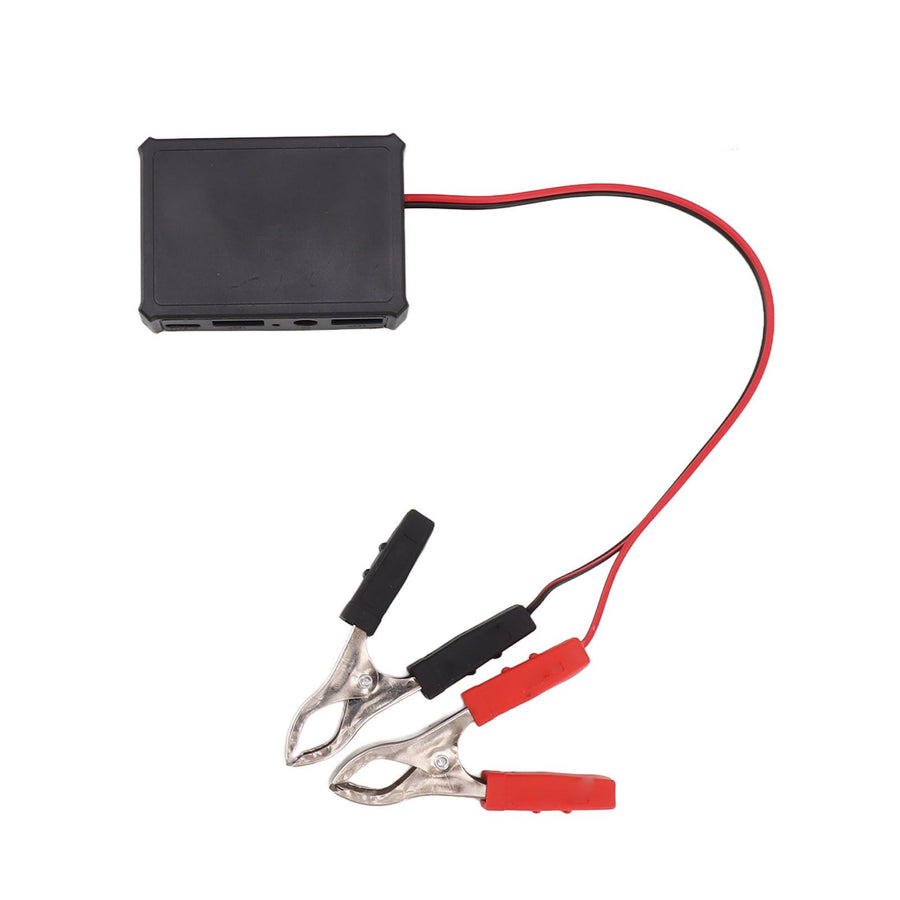 12V to 24V Crocodile Clip Support Fast Charging USB Voltage Regulator Clip for Phone Camera