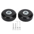 2Pcs Luggage Suitcase Replacement Wheels Universal Rubber Swivel Caster Wheels Bearings Repair Kits with Installation Tool 56x24mm / 2.2x0.9in
