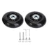 2Pcs Luggage Suitcase Replacement Wheels Universal Rubber Swivel Caster Wheels Bearings Repair Kits with Installation Tool 68x24mm / 2.7x0.9in