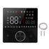 Smart Digital Thermostat LCD Color Display Precise Control Intelligent Temperature Controller Black