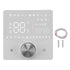 Smart Digital Thermostat LCD Color Display Precise Control Intelligent Temperature Controller White