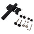 Pickup Flagpole Mount Firm Support Steel Universal Truck Flagpole Holder for Most Pickups Black