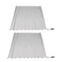 Fireplace Mesh Screen Curtain 2 Wide Panels Hanging Replacement Screens for Home Wood Burning Fireplace Black 24x20in