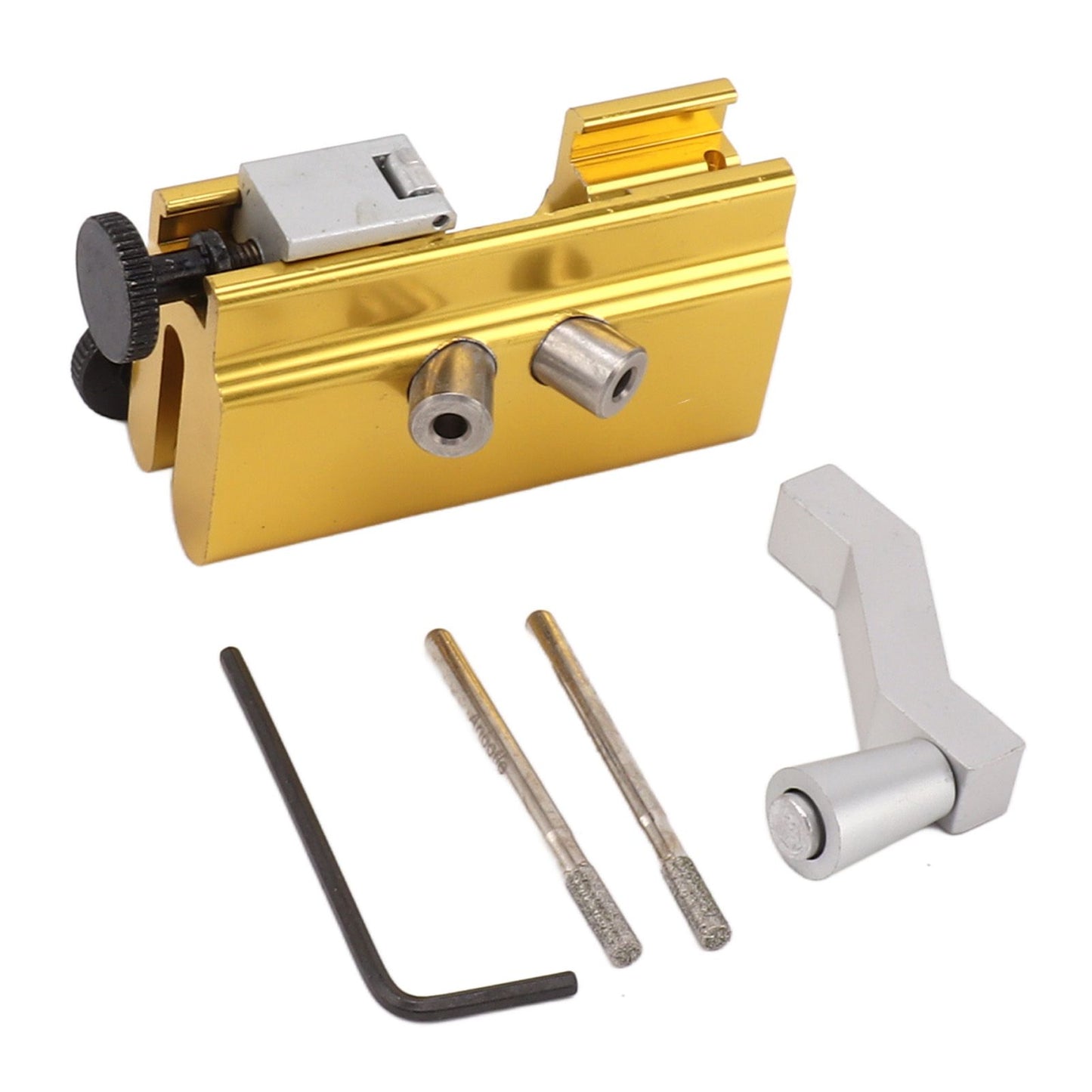 Portable Chainsaw Sharpener Hand Cranked Chainsaw Clamp Sharpening Jig Bits Kit Sturdy Easy to Use for Chain Saws