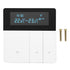 16A Smart Color Thermostat Programmable Smart Electric Heating Thermostat for Home Offices Shopping Malls Hotels AC 90V‑240V White WiFi Style
