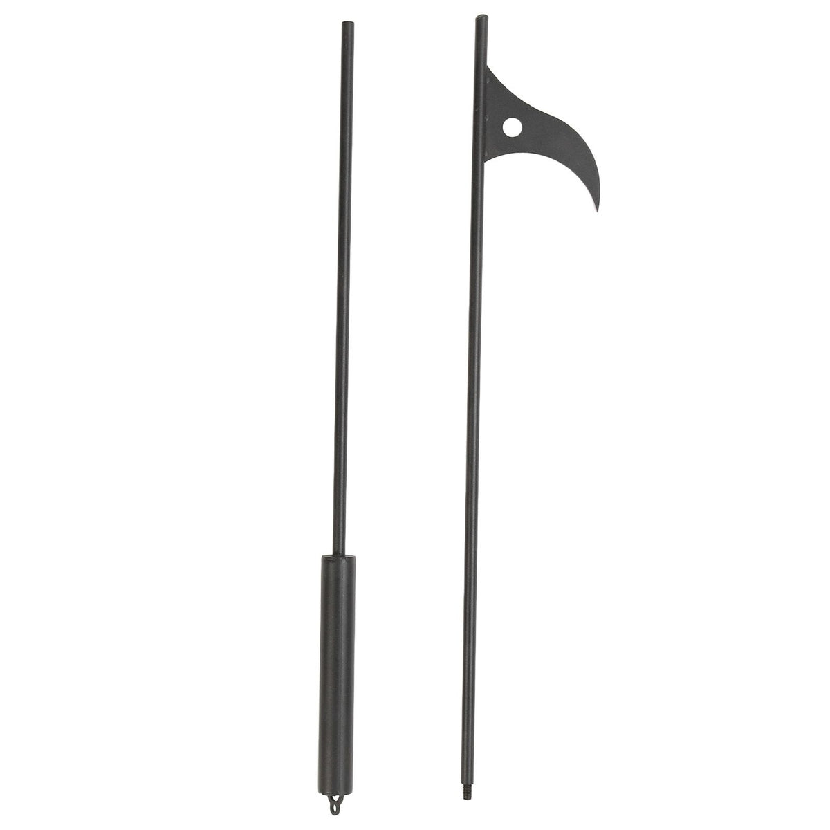 Fire Pit Poker Steel 40 Inch Long Removable Outdoor Fire Poker for Fireplace Campfire Wood Stove and Indoor Use