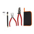Glass Cutter Tool Kit Breaker Pliers Curve Jaw Glass Running Pliers Kit Glass Cutter Pen 2pcs Blades with Oil Dropper Screwdrive