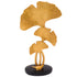 Leaf Decoration Resin Anti Slip Anti Fade Modern Desktop Leaves Ornament Model for Living Room Hallway Gold