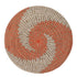 40CM Woven Wall Basket Decor Handmade Seagrass Versatile Bowl Insulation Hook Design Hanging Wall Decor for Living Room