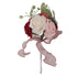 Romantic Rose Bridal Wedding Bouquet Artificial Silk Flowers Fake Flowers Bridesmaid Bouquet Home Party Decoration Rose Red