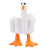 Middle Finger Duck Decoration Funny Little Duck Resin Figurine Ornament Decor Resin Craft Decoration Sculpture Statue for Home Office Desktop Housewarming Gift