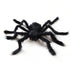 Giant Fake Spider Lifelike Halloween Posable Black Soft Hairy Fake Spiders Scary Decorations for Yard Home 125cm