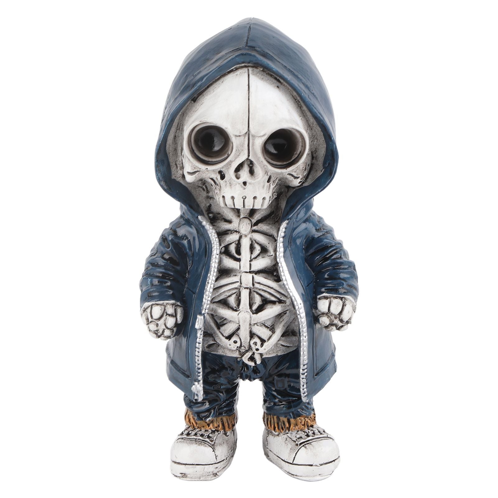 Skeleton Figurines Cool Exquisite Resin Skeleton Statue for Home Party Desk Decor Gift Type C