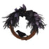 Halloween Wreath Bowknot Crow Garland Decoration Home Door Hallway Hanging Wreath