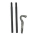 Mystical Pharaoh Accessory Ancient Egyptian Style Staff Scepter Costume Accessory Prop for Halloween Dress Up Parties Silver Snake Head