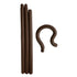 Egypt Pharaoh Scepter Shepherd Costume Crook Staff Halloween Crutch Stick Cosplay Decoration Cane Prop Wand Decorative Plastic Party Crutch