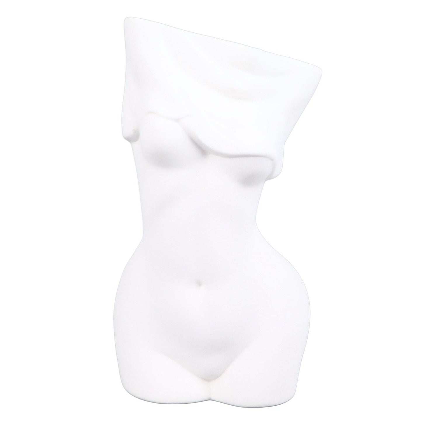 Feminine Body Vase Ceramic Modern Decorative Feminine Curve Flower Vase for Bedroom Living Room Bathroom Office Table