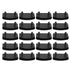 20PCS Bed Slat Cover Holders End Caps Plastic Easy Installation Stable Furniture Accessory for Holding Bed Base