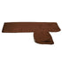 Sofa Protective Cover Waterproof Washable Wear Resistant 2 Seats Polyester Mat for Pets Brown