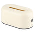 Tissue Box Holder Waterproof Simple Cream Yellow Wide Opening Plastic Tissue Paper Box for Office Bedroom Living Room