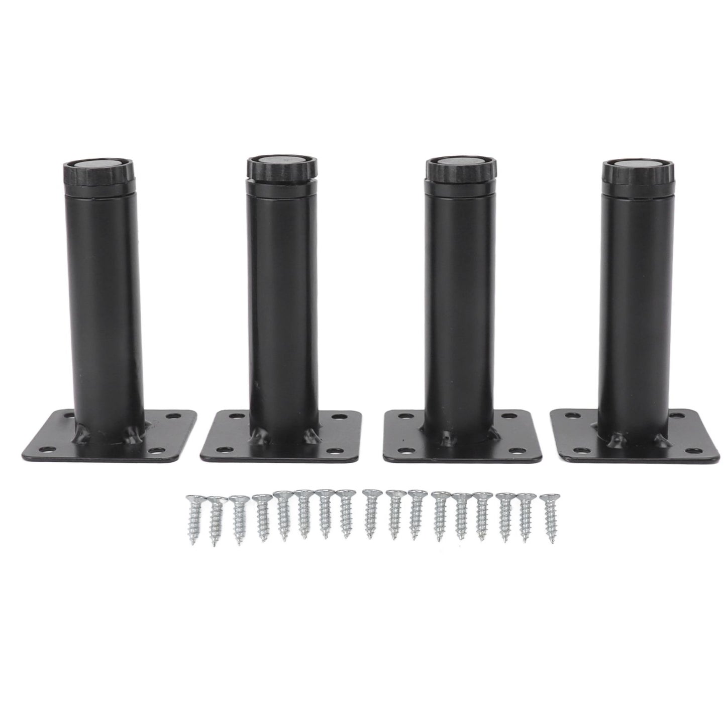 Furniture Legs Adjustable Iron Cabinet Legs Metal Round Sofa Support Foot Adjustable Feet for Kitchen Table