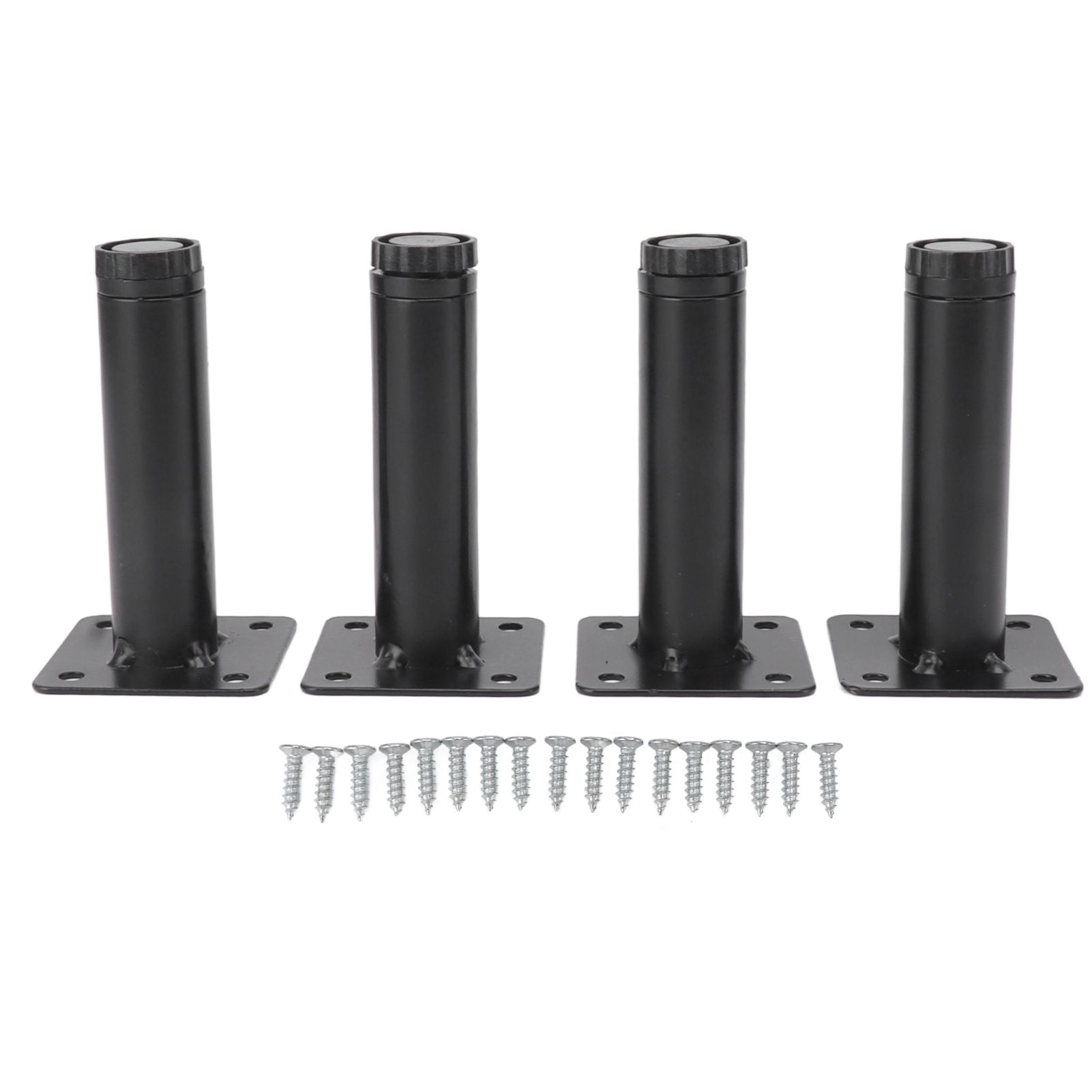 Furniture Legs Adjustable Iron Cabinet Legs Metal Round Sofa Support Foot Adjustable Feet for Kitchen Table
