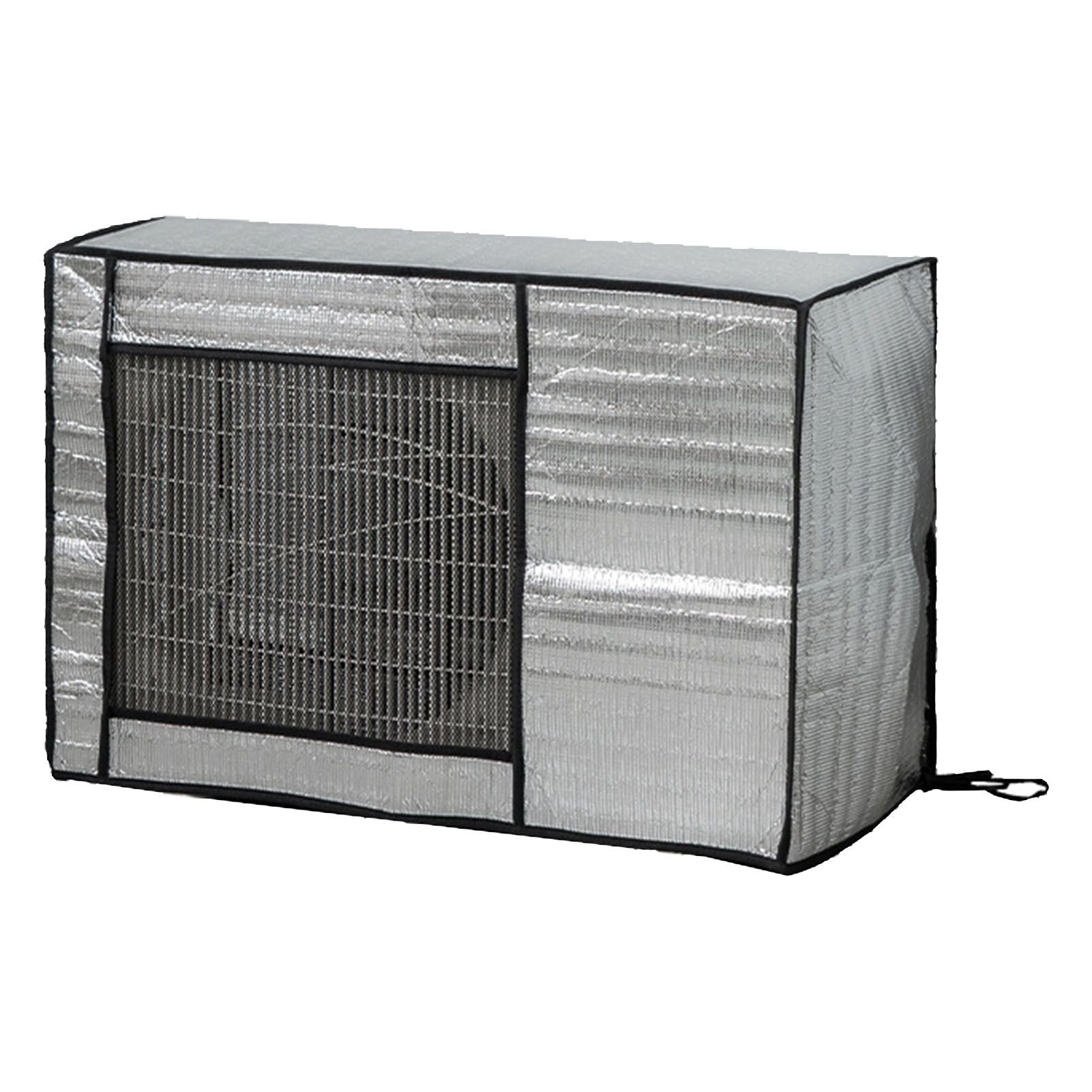 Outside Air Conditioner Cover Waterproof Dustproof Sunscreen AC Unit Cover for Home Hotel Office Building 2P