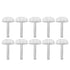 10PCS Leg Levelers Leveling Foot Adjustable PP Iron Screw On Easy Operation Furniture Levelers for Headboard Furniture