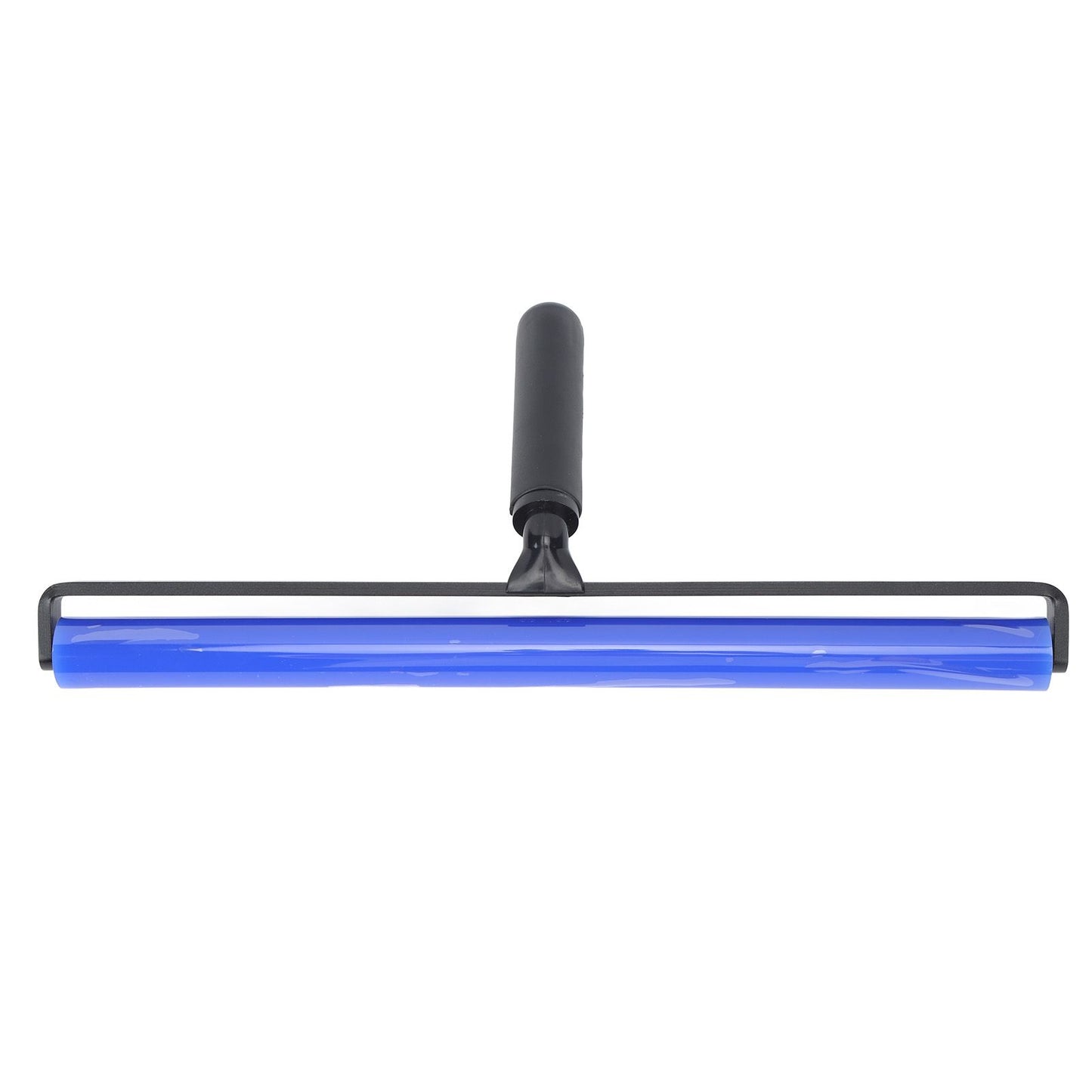 Static Roller Dust Removal Roller Super Sticky Blue Silicone Soft Static Action Cleaner Roller with Black Handle 18in