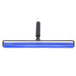 Static Roller Dust Removal Roller Super Sticky Blue Silicone Soft Static Action Cleaner Roller with Black Handle 18in