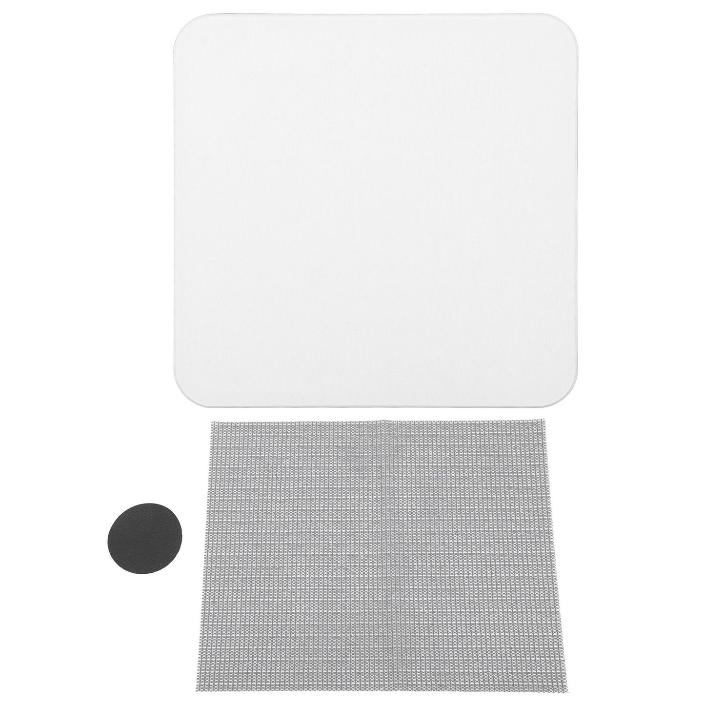 Diatomaceous Earth Bath Mat Super Absorbent Quick Dry Antislip Bath Mat Shower Rug for Bathroom White 30x30cm/11.8x11.8in