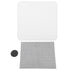 Diatomaceous Earth Bath Mat Super Absorbent Quick Dry Antislip Bath Mat Shower Rug for Bathroom White 30x30cm/11.8x11.8in