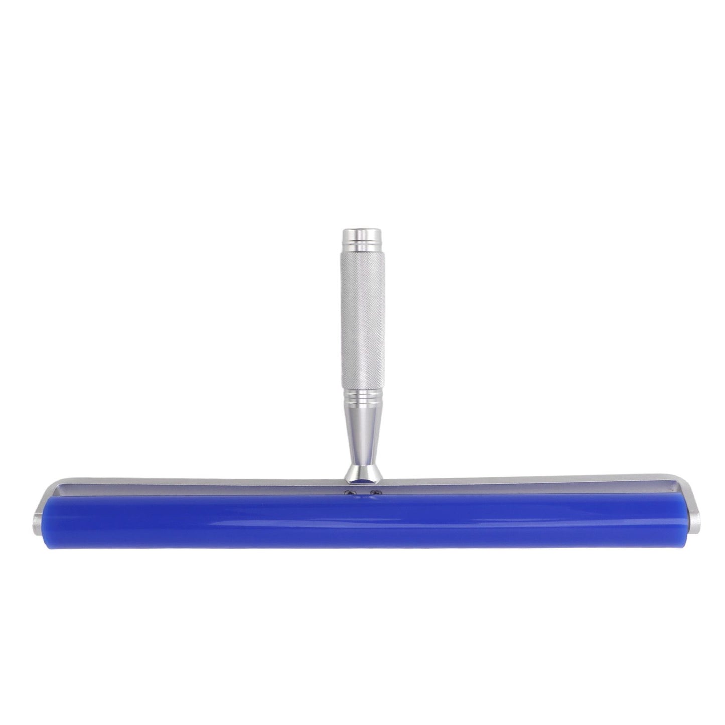 Silicone Screen Film Roller Blue Iron Bearing Anti Static High Resilience Silicone Manual Roller for Screen 16in