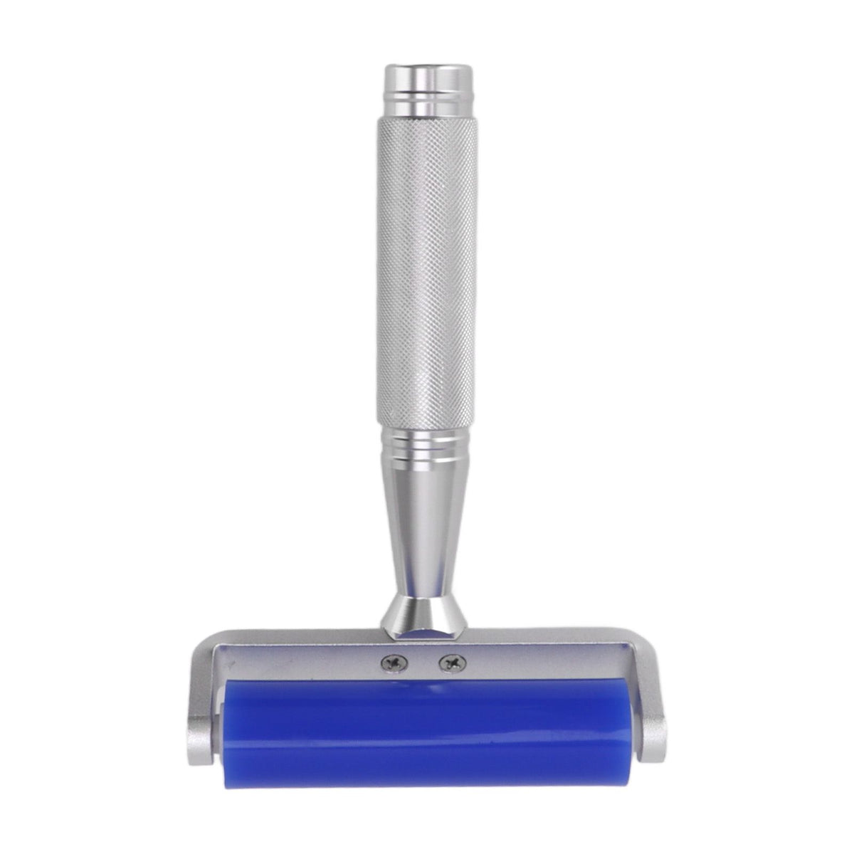 Blue Silicone Manual Roller Static Cleaner Tool Sticky Roller for Screen Film Hair Dust Remover Low Viscosity 6in