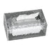 Napkin Paper Holder Box Space Saving Home Decoration Rugged Wall Mounted Tissue Box for Living Room Bedroom Translucent Silver